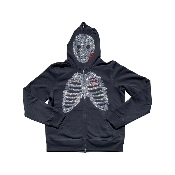 Versailles Jason Rib Cage Full Body Zip Up