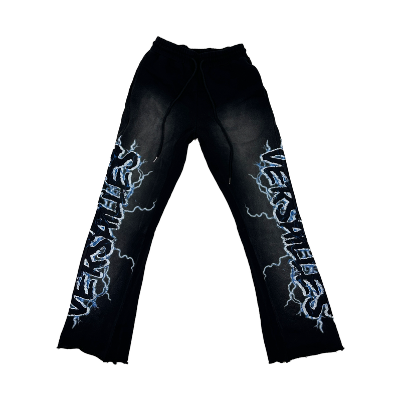 Versailles Stoned Black Sweatpants