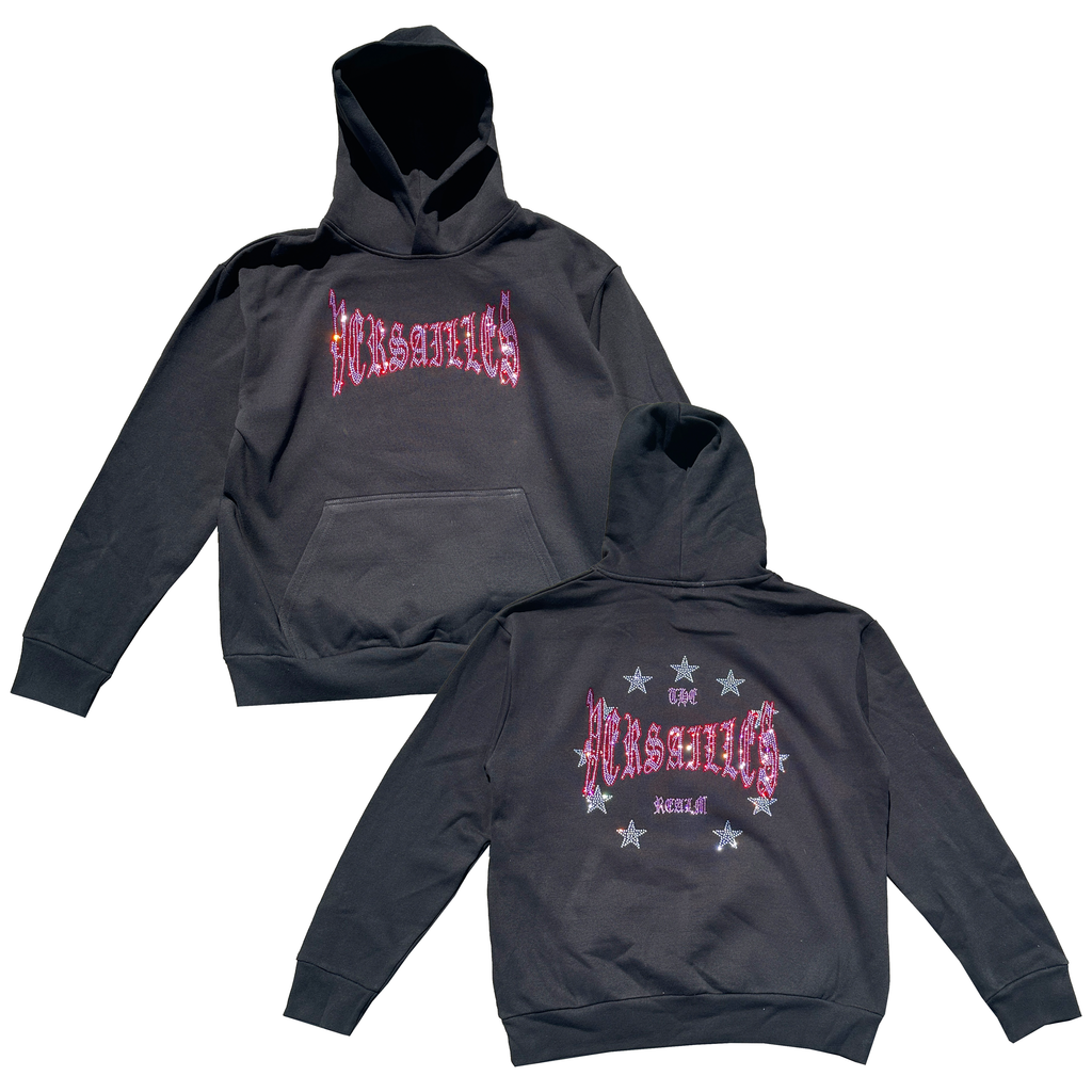 Versailles 'Pink Realm' Rhinestone Urban Hoodie