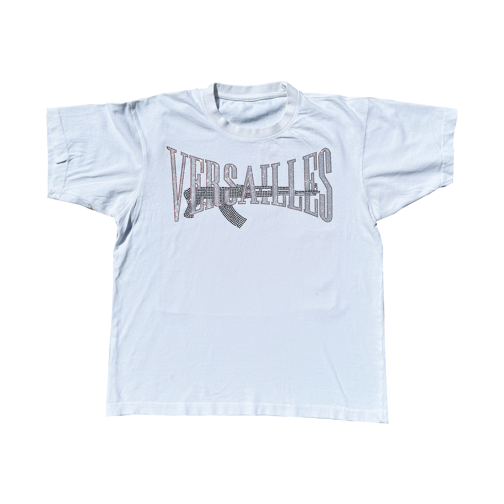 Versailles White OG AK-47 Rhinestone T-Shirt
